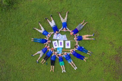 Chụp ảnh teambuilding bằng Flycam