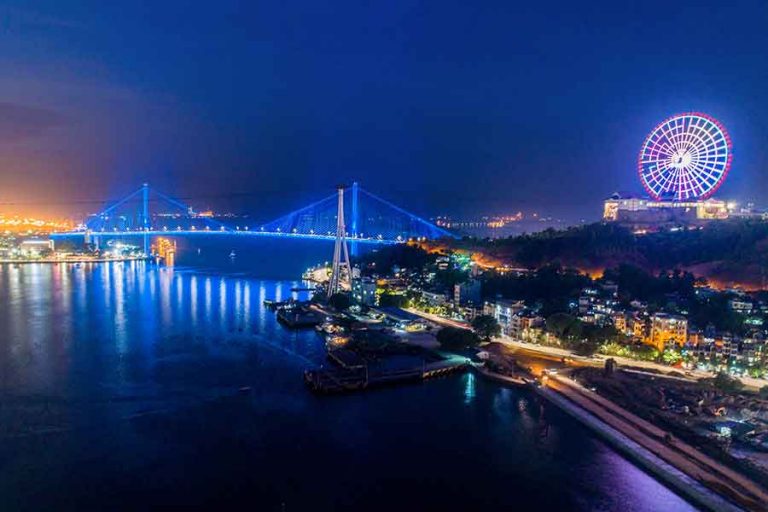 Ảnh flycam buổi tối