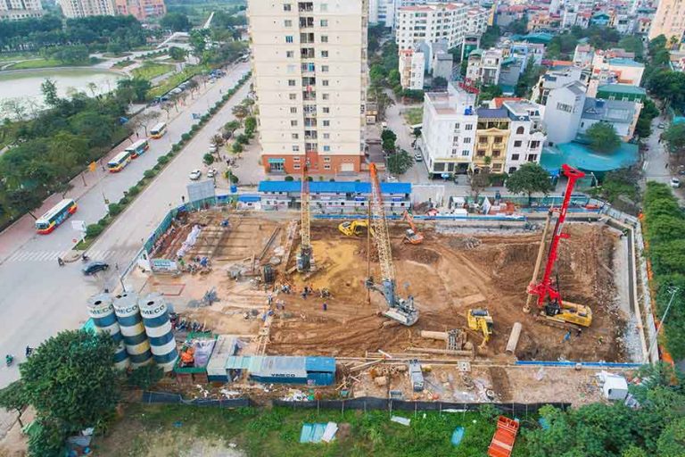Ảnh Flycam công trình xây dựng